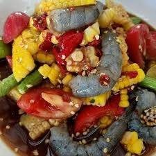 ตำข้าวโพดกุ้งสดปลาร้า