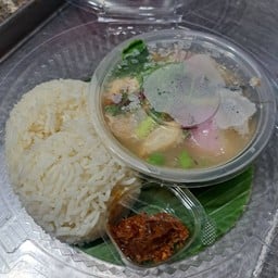 ข้าว+ต้มยำปลาทูน้ำไส