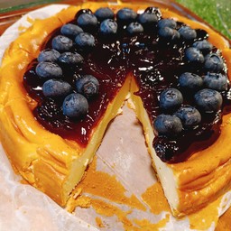 ชีสเค้กหน้าไหม้บลูเบอร์รี่