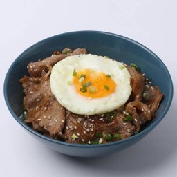 ข้าวหน้าเนื้อญี่ปุ่น. Japanese Beef Rice Bowl