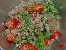 ยำเส้นแก้วหมูสับ