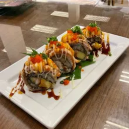 ข้าวห่อแซลมอนชีสเผา