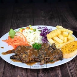 สเต็กไก่เชสเตอร์ซอส