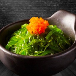 ยำสาหร่ายท้อปไข่กุ้งส้ม100กรัม