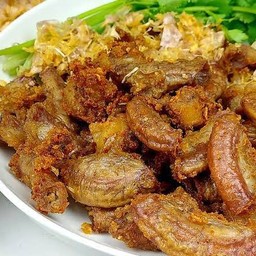 ไส้อ่อนทอดกระเทียม