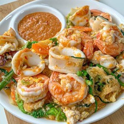 สุกี้แห้ง ทะเล