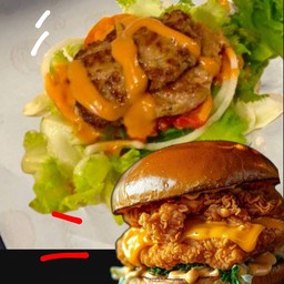 [เซตสุดฮิต] เบอเกอร์ไก่กรอบ ชิ้นเบิ้ม สะใจ! + สเต็ก สายเฮลตี้ เอาใจคนไม่กินแป้ง