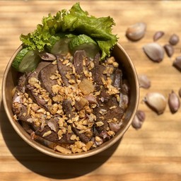 ข้าวตับทอดกระเทียมสุดซอย