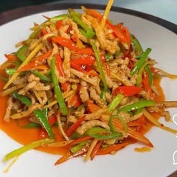 หมูผัดพริกหยวก 青椒猪肉丝