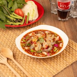 ยำกุ้งสดน้ำปลาร้า