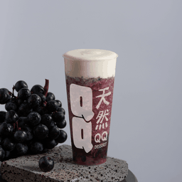 ชาองุ่นม่วงปั่น ชีสครีม