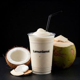 มะพร้าวปั่นนมสด