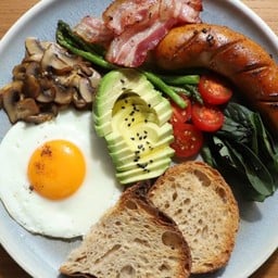 Protine and Greens plate