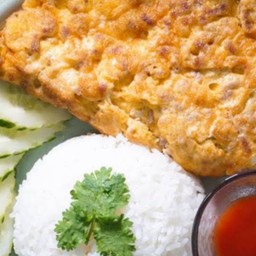 ข้าวไข่เจียวหมูสับ
