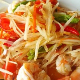 ตำไทยกุ้งสุก