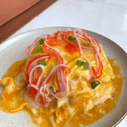 ข้าวไข่ข้นปูอัดฉีกแล้ว