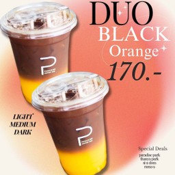 โปรฯซื้อคู่ ถูกกว่า =black orange 2 แก้ว