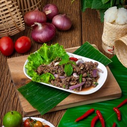 ก้อยคั่วหมู