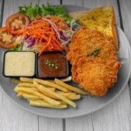 สเต็กปลาดอลลี่ทอด