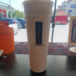 นมสดปั่นแก้วยีราฟ