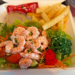 กุ้ง+สลัด+เฟรนฟราย