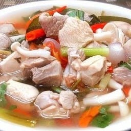 ต้มยำอกไก่ (น้ำข้น/น้ำใส)/ถ้วย