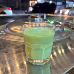 น้ำเต้าหู้ชาเขียวร้อน