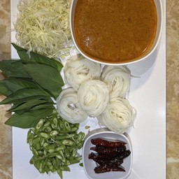 ขนมจีนน้ำยากะทิถ้วย