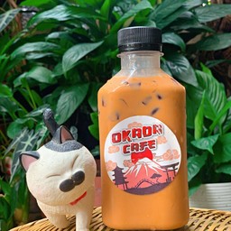 ชาไทยใส่วุ้นคาราจีแนนบรรจุขวด