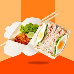 หมีไก่ฉีก+แซนวิชเกาหลีคู่เล็ก