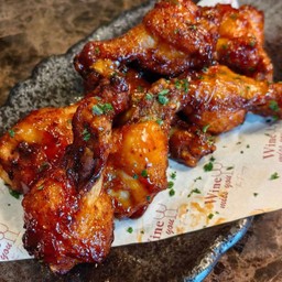 BBQ Chicken Wings 6 ชิ้น