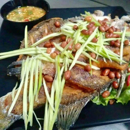 ปลาทับทิมทอดน้ำปลา