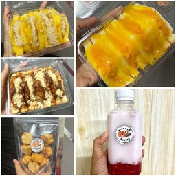 โปรสุดคุ้ม 2 ชิ้น  คละได้ น้ำและขนมแซนวิช