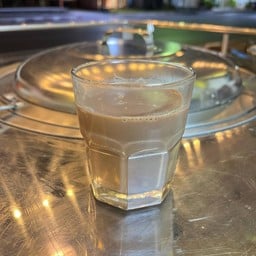 น้ำเต้าหู้โอวัลตินร้อน