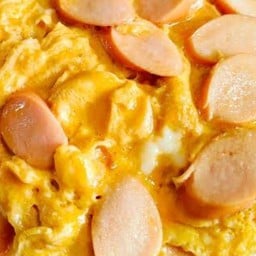 ข้าวไข่ข้นไส้กรอก เยิ้มๆ