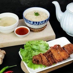 ข้าวมันไก่ทอด