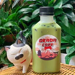 ชาเขียวนมใส่วุ้นคาราจีแนนพร้อมดื่ม