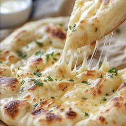Cheese Garlic Naan Bread