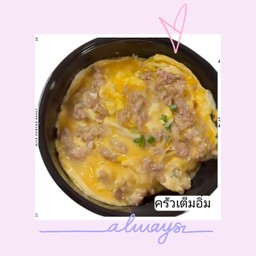 ข้าวไข่ข้นหมูสับ