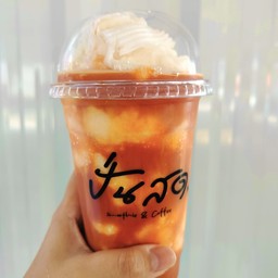 มะพร้าวปั่นนมสด x ชาไทย