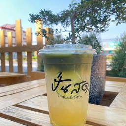 มัทฉะเย็น x น้ำผึ้งมะนาว