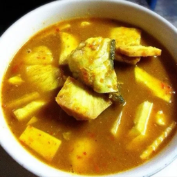 แกงส้มปลากะพงเป็นตัว