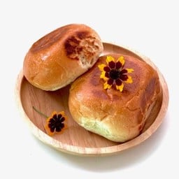 ปังกลมย่างเนย-นม-น้ำตาล