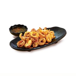 ปลาหมึกทอด