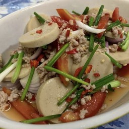 ยำหมูยอหมูสับ