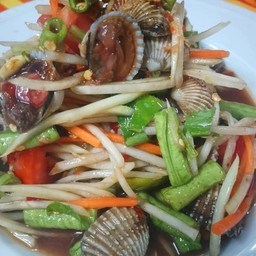 ตำหอยแครงปลาร้า