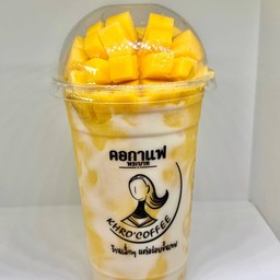 มะม่วงสดปั่นโยเกิร์ต