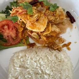 กุ้งราดซอสมะขาม