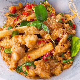 คั่วไก่หน่อไม้ดอง(กับข้าว)