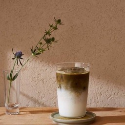 Hojicha latte
